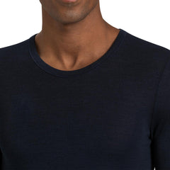 Woolen Silk Long Sleeve T-Shirt - Men's