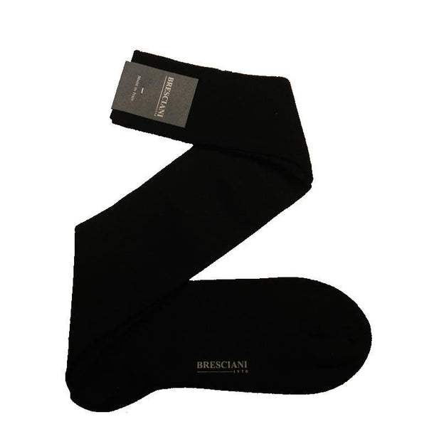 Sea Island Cotton Knee High Socks - Men's