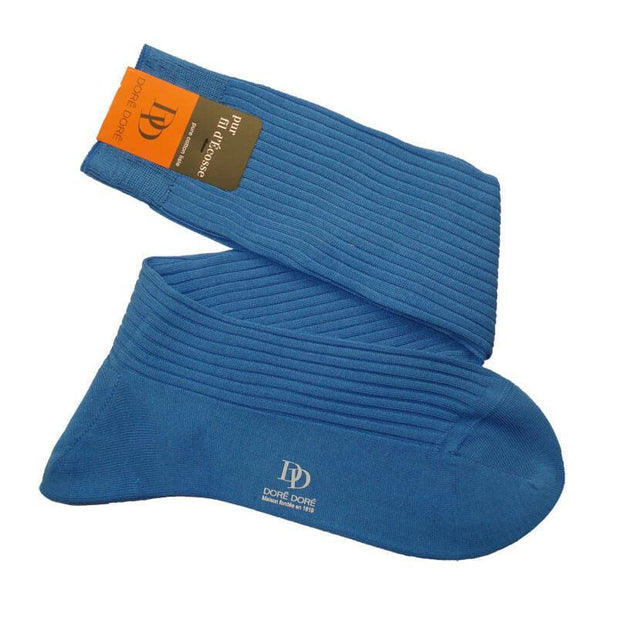 Pur Fil d'Ecosse Ribbed Knee High Socks - Men's -Outlet