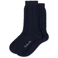 Kate Merino Wool Cable Knit Socks - Women's