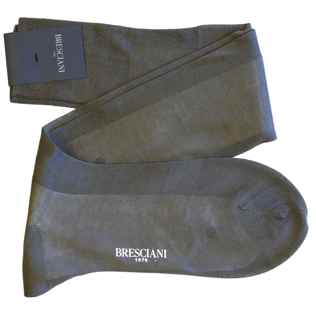 Lorenzo Egyptian Cotton Knee High Socks - Men's