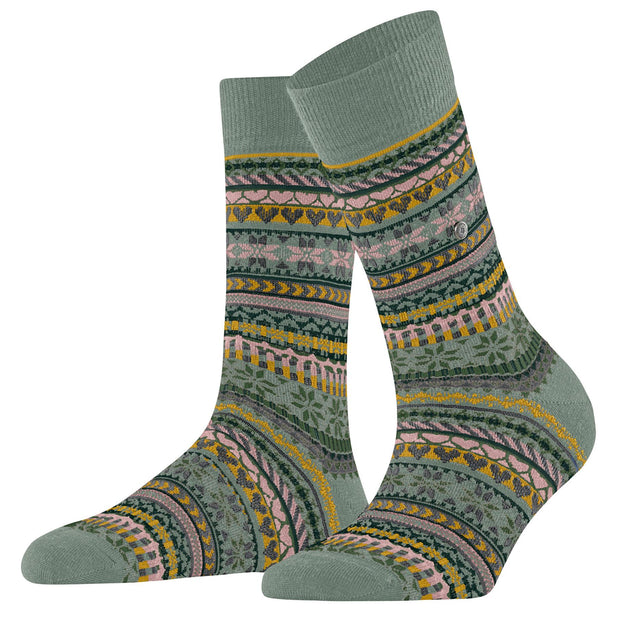 Fair Isle Delight Socks - Women's-Outlet
