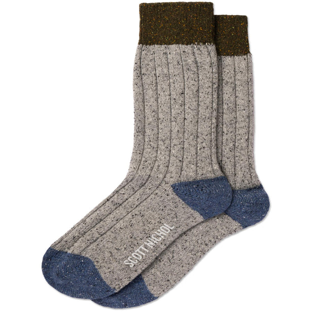 Thornham Wool & Silk Blend Socks - Men's