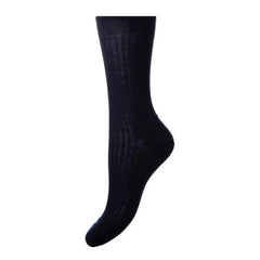 Rose Merino Wool Rib Socks - Women's