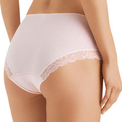 Cotton Lace Midi Briefs - Women's-Outlet