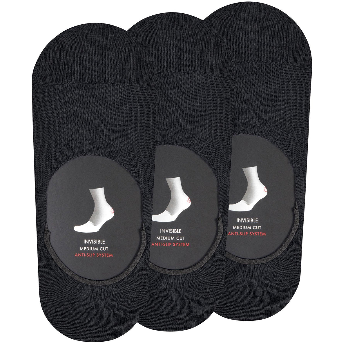 Step Medium Cut 3-Pack Socks - Men's