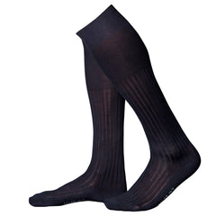 No 13 Egyptian Piuma Cotton Knee High Socks - Men's