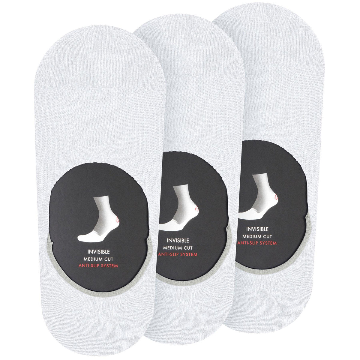 Step Medium Cut 3-Pack Socks - Men's-Outlet