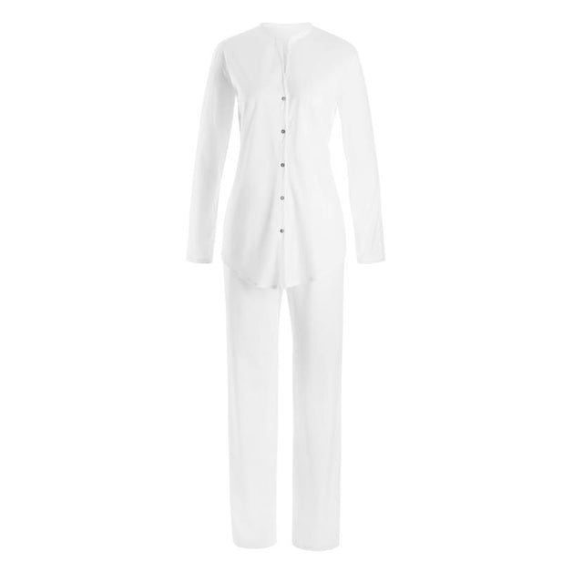 Cotton Deluxe Long Sleeve Pyjamas - Women's