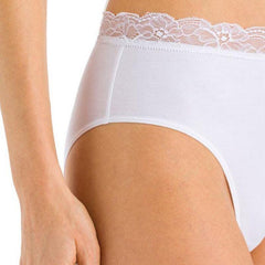Cotton Lace Maxi Briefs - Women's