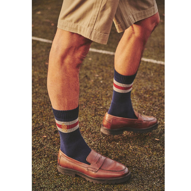 Harlow Organic Cotton Cushioned Socks - Men's