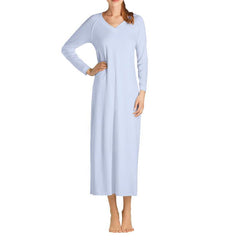 Pure Essence Long Sleeve Nightdress - Women's-Outlet
