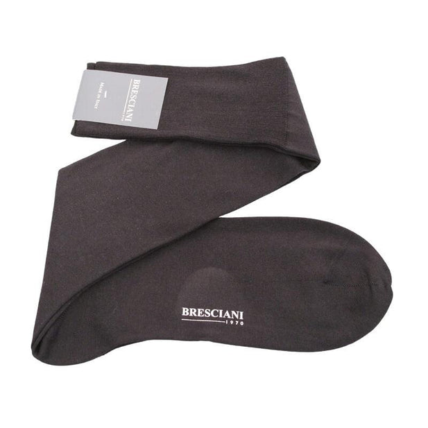 Sea Island Cotton Knee High Socks - Men's