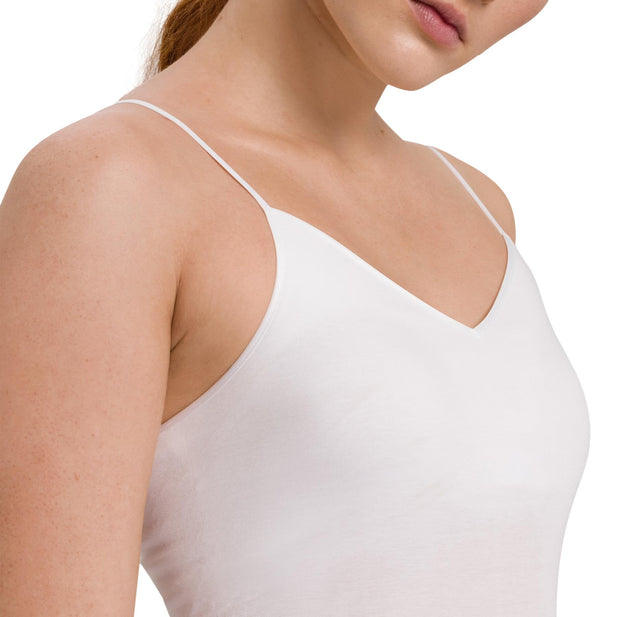 Cotton Seamless Padded Spaghetti Top - Women's
