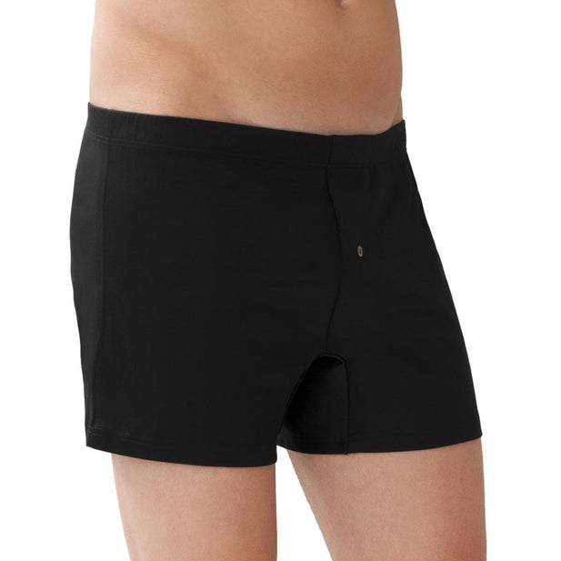 Sea Island Boxer Shorts with Button Fly - Men's