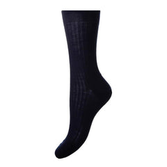 Rose Merino Wool Rib Socks - Women's