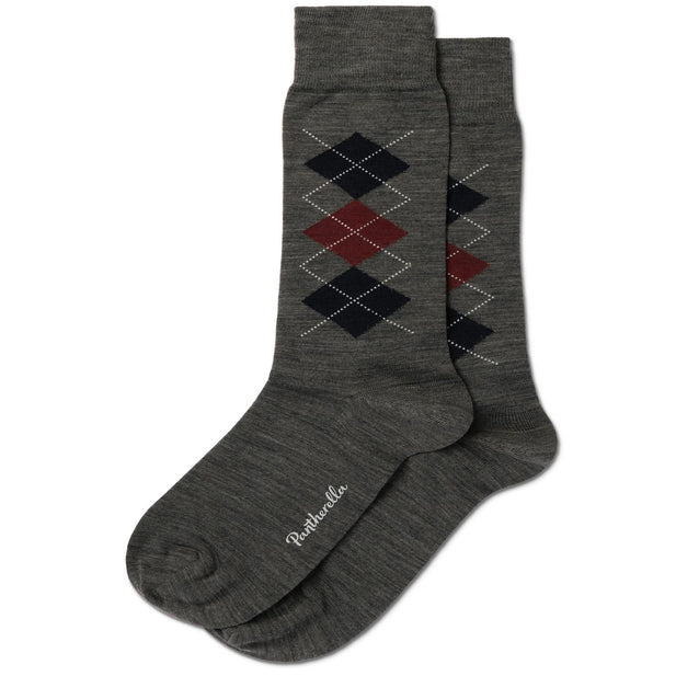 Locke Merino Wool Argyle Socks - Men