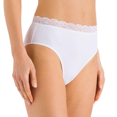 Cotton Lace Maxi Briefs - Women's