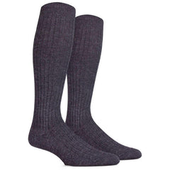 Laine (Merino Wool) Wide Ribbed Knee High Socks - Men's