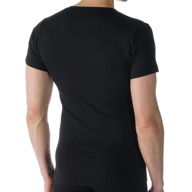 Casual Cotton V-Neck Shirt - Men's