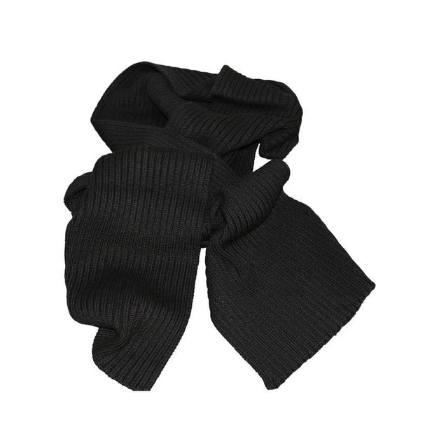 Merino Wool, Silk & Cashmere Ribbed Scarf - Men's & Women's - Outlet