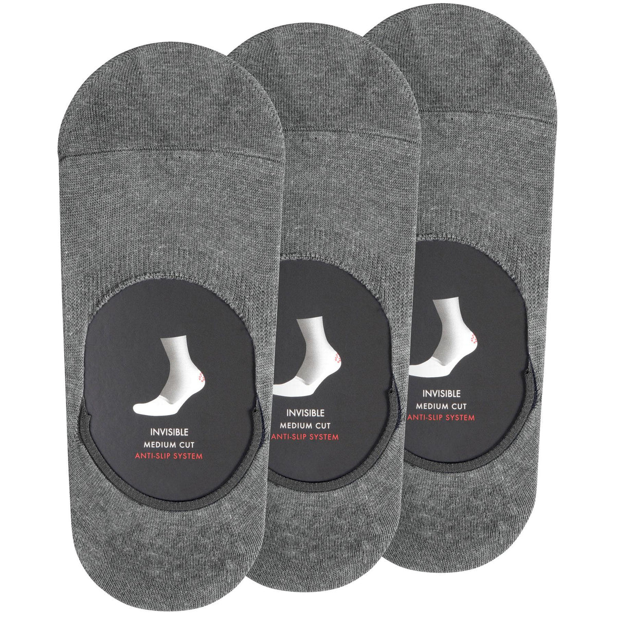 Step Medium Cut 3-Pack Socks - Men's-Outlet