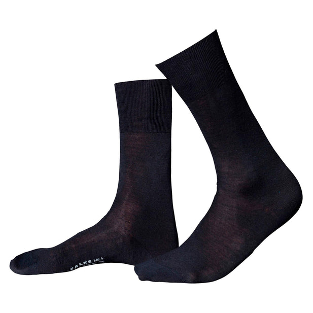 No 6 Merino Wool & Silk Socks - Men's