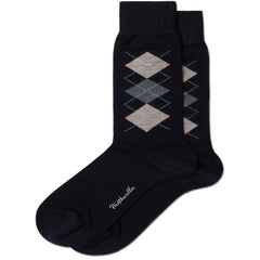 Locke Merino Wool Argyle Socks - Men