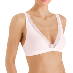 Cotton Lace Soft Cup Bra - Women's