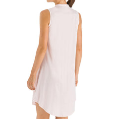 Cotton Deluxe Sleeveless Nightdress - Women's-Outlet