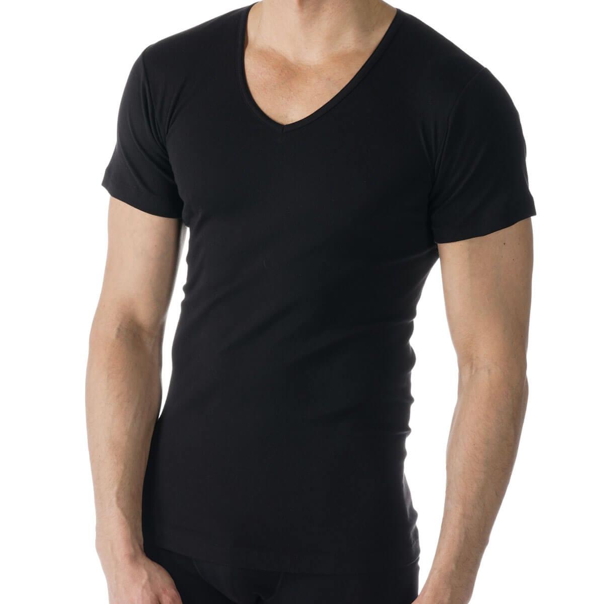 Casual Cotton V-Neck Shirt - Men's