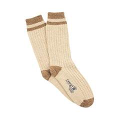 Donegal Stripe Cuff Wool Socks - Men's - Outlet