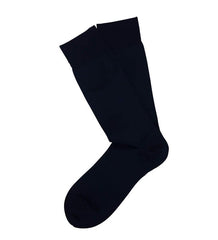 The Classic Plain Pima Cotton Mid Calf Socks - Men's