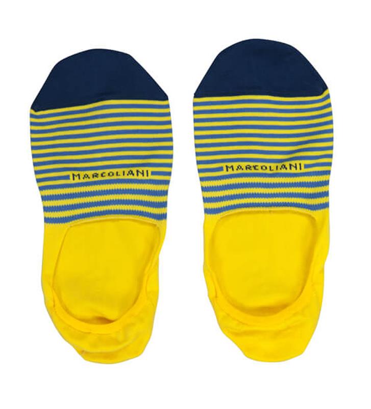 Invisible Touch Pima Cotton Striped Socks - Men's