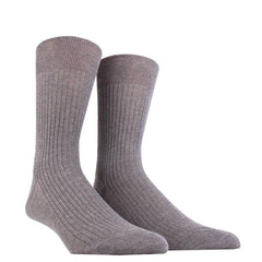 Pur Fil d'Ecosse Ribbed Socks - Men's