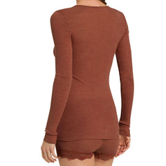 Woolen Lace Long Sleeve Top - Women - Outlet