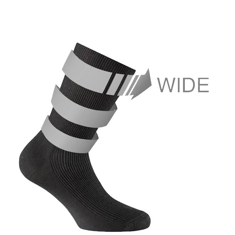 Diabetic Cotton Wide Socks - Men's & Women's