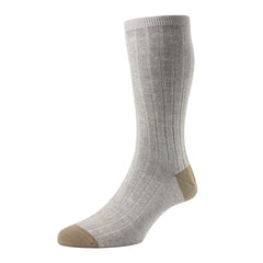 Hamada Contrast Heel & Toe Socks - Men's