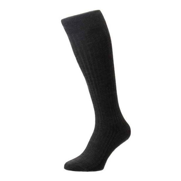 Laburnum Merino Wool Rib Knee High Socks - Men's