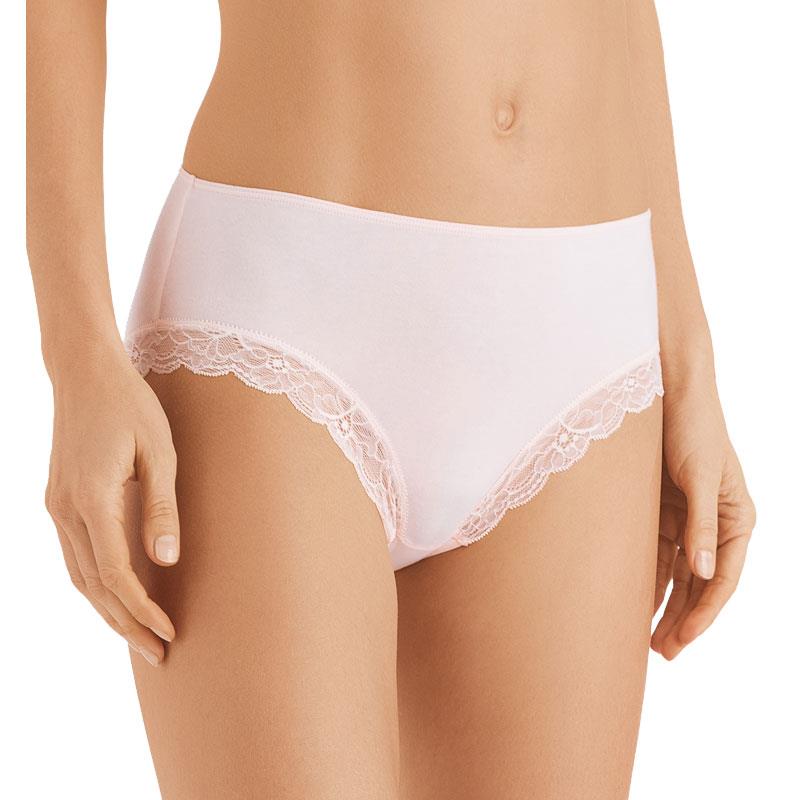 Cotton Lace Midi Briefs - Women's