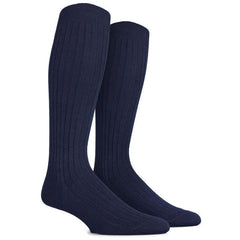Laine (Merino Wool) Wide Ribbed Knee High Socks - Men's
