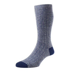 Hamada Contrast Heel & Toe Socks - Men's
