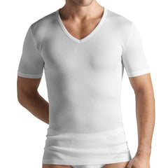 Cotton Pure V Neck T-Shirt - Men's