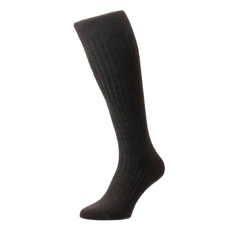 Laburnum Merino Wool Rib Knee High Socks - Men's