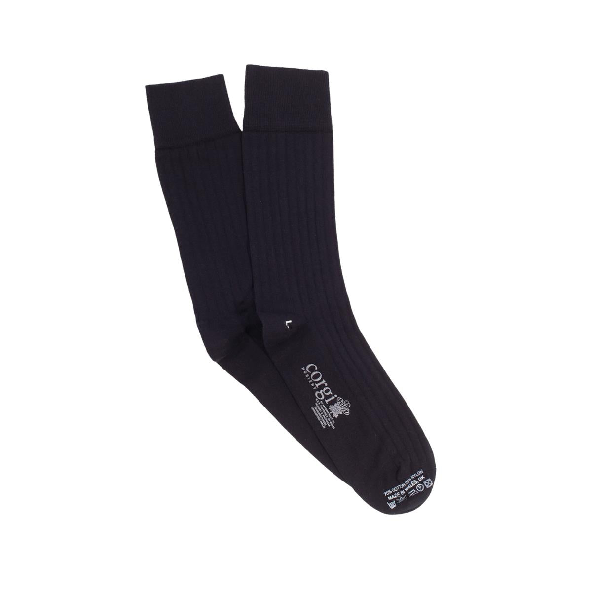 Brecon Cotton Rib Socks - Men's