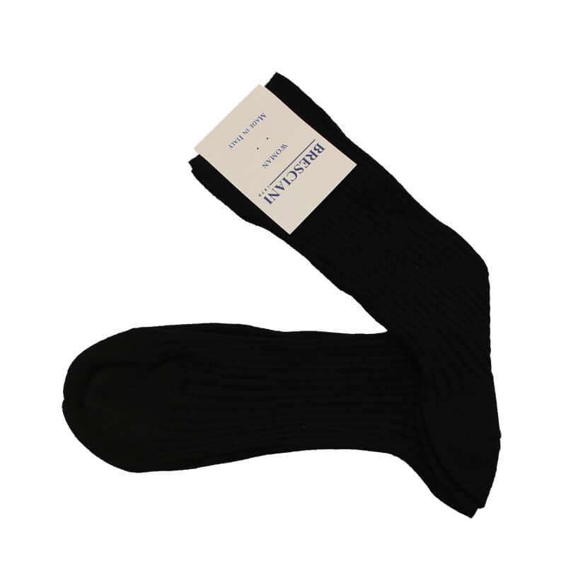 Organic Cotton Ribbed Socks - Women's