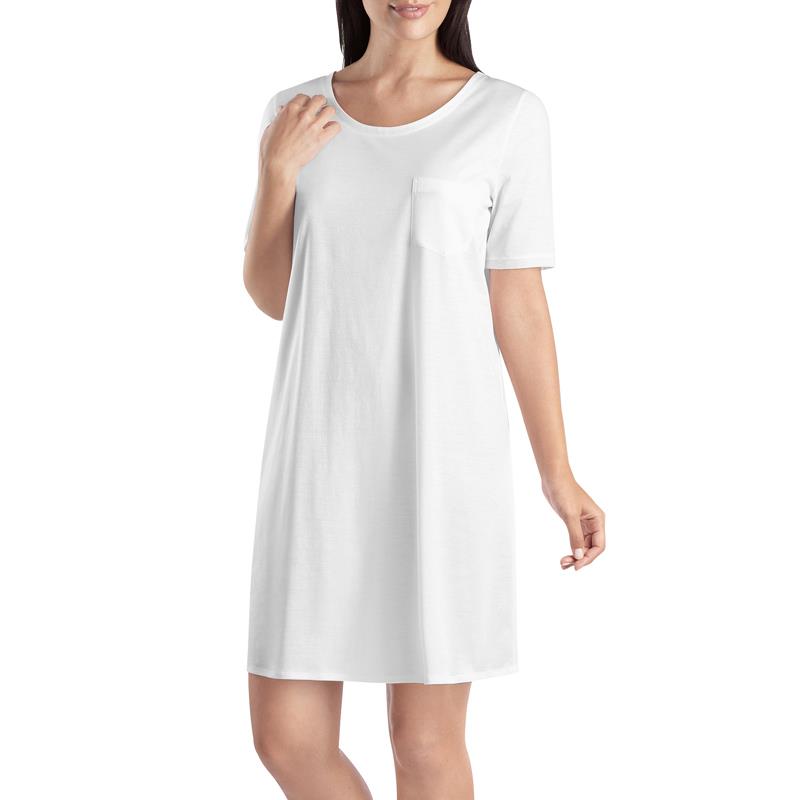 Cotton Deluxe Short Sleeve Nightdress - Women's