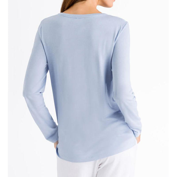 Sleep & Lounge Long Sleeve Button Front Shirt - Women's