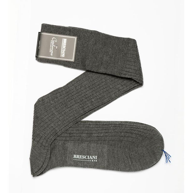 Quirinale Cashmere & Silk Knee High Socks - Men's