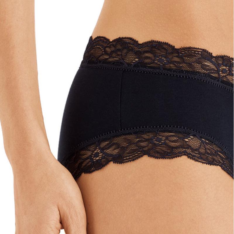 Cotton Lace Hipster Briefs - Women's